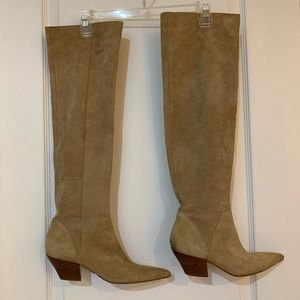 Nine West Suede Over-the-Knee Boots
